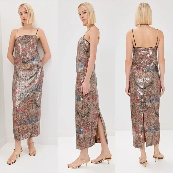 NWT Veronica Beard Leda Dress in Size 6 Red Multi - Picture 13 of 15